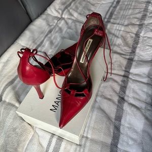 Vintage Red Manolo Blahnik